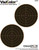 Champion VisiColor High-Visibility Paper Targets 5" Double Bull 10/Pack