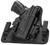 Alien Gear Holsters SSIW0771RHXX ShapeShift 4.0 IWB Black Polymer Belt Clip Fits Ruger LC9