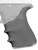 Hogue 18212 Grip Sleeve Handall Beavertail Slate Gray Rubber