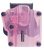 Bulldog MX006 Max Multi Fit OWB Transparent Pink Polymer Paddle Mount