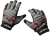 Black Rain Ordnance TACTGLOVEGRY/BLK/RD Tactical Gloves  Black/Gray/Red Small Velcro