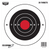 Birchwood Casey 37826 EZE-Scorer  8" Bullseye Paper Hanging Black/Red 26 Per Pkg