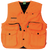 Primos 65705 Gunhunter's Hunting Vest 3XL Blaze Orange Features Compass & LED Light