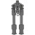 CALDWELL ACCUMX C/F PREM BIPOD 6-9"