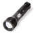 Police Security Flashlight Twin Power Long Throw LED Flashlight 450 Lumens Black