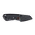 CRKT Overland Compact Folding Knife 2-1/4" Sheepsfoot Blade Black