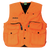 Primos 65704 Gunhunter's Hunting Vest 2XL Blaze Orange Features Compass & LED Light