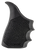 Hogue 18210 HandAll Beavertail Grip Sleeve made of Polymer with Black Finish, Cobblestone Texture & Finger Grooves for Glock 43X, 48