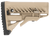 FAB Defense FXGLR16T GLR-16  Buttstock for AR-15/ M16 Flat Dark Earth Polymer