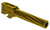 Rival Arms RA20G203E Precision V1 Drop-In Barrel 9mm Luger 4.02" Gold PVD Finish 416R Stainless Steel Material for Glock 19 Gen5