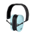 Radians VXP820BX Vertex Passive Earmuff 23 dB Over the Head Aqua Blue/Black