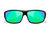 Wiley X ACOME22 Omega  Green Mirror Lens Polycarbonate Matte Black Frame