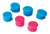 Silicon Plugs Pink/Teal 