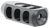TacFire  Tanker Muzzle Brake  Black Oxide Steel with 1/2"-28 tpi Threads 2.76" OAL 1.37" Diameter for 5.56x45mm NATO
