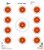 13-PK 12"X12"ALLEN EZ AIM 11 SPOT TARGET 