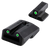 TruGlo TG231N1 Tritium  Black | Green Tritium Front Sight Green Tritium Rear Sight