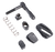 Strike Industries ARMMR Modular Magazine Release made of Steel with Polymer Button & Black Finish for AR-Platform