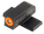 Night Fision SPR225001OGX Tritium Front Sight for Springfield  Green Tritium Orange Outline Front Sight XD/XD(M)/XD Mod.2