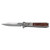 Smith & Wesson KT Unwavered Spring Assist Folding Knife 3-1/5" Dagger Blade Silver with Brown Box