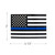 Rothco Transparent Thin Blue Line Flag Decal