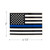 Rothco Transparent Thin Blue Line Flag Decal