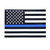 Rothco Transparent Thin Blue Line Flag Decal