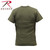 Rothco Solid Color T-Shirt with Cotton / Polyester Blend