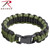 Rothco Two-Tone Paracord Bracelet - Olive Drab / Black