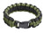Rothco Two-Tone Paracord Bracelet - Olive Drab / Black