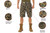 Rothco X Bear Archery Fred Bear Camo BDU Cargo Shorts
