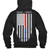 Men's Hoodie - Honor Respect Dual Line