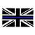 Thin Blue Line Flag with Grommets, 3 x 5 Ft