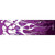 Bohning Arrow Wraps Purple Flame 7 in. Standard 13 pk.