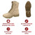 Rothco Forced Entry Deployment Boots With Side Zipper - 8 Inch