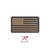 Rothco PVC US Flag Patch With Hook Back