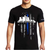 T-Shirt - LA Large, Thin Blue Line