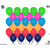 EZ AIM 24X19 PAPER TGT FUN BALLOON 4PK MULTI