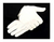 Parade Slip-On Gloves - Raised Pointing - White