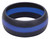 Rothco Thin Blue Line Silicone Ring