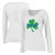 Thin Blue Line Long Sleeve, Women's, Shamrock