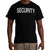 Rothco 2-Sided Security T-Shirt with US Flag On Sleeve - Black
