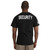 Rothco 2-Sided Security T-Shirt with US Flag On Sleeve - Black