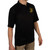 Rothco USMC Eagle, Globe & Anchor Moisture Wicking Polo Shirt - Black