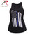 Women Thin Blue Line Flag Racerback Tank Top