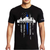 T-Shirt - Houston Large, Thin Blue Line