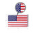 Rothco Iron On / Sew On Embroidered US Flag Patch 