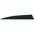 Gateway Shield Cut Feathers Black 4 in. RW 50 pk.
