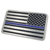 Vehicle Emblem - Thin Blue Line American Flag