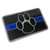 Vehicle Emblem - Thin Blue Line American Flag