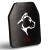 dGUARD DOG M4+ ADVANCED LVL 4 PLATE 10X12 SNGL CURVD CERAMIC W/ ADVANCED COATING & ANTISPALL (42262)